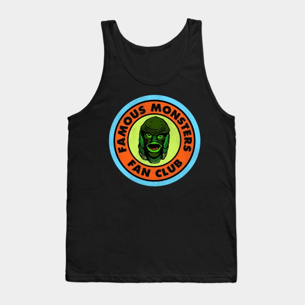 Famous Monsters Fan Club - The Creature From the Black Lagoon Tank Top by darklordpug